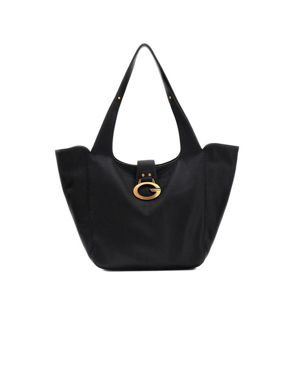 Guess 100% Polyurethane tote bag in black