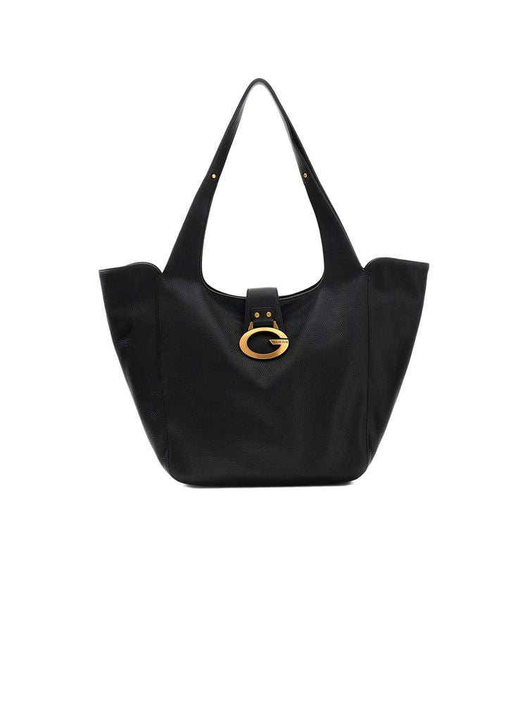 Guess 100% Polyurethane tote bag in black