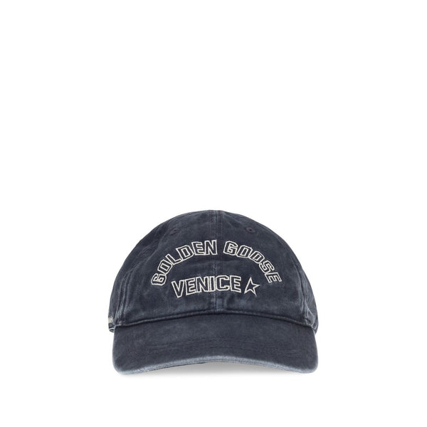 Golden Goose GOGUP02837P00261850751BB 100% Cotton baseball cap in navy
