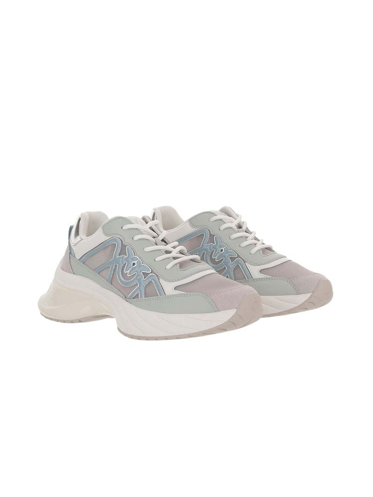 Pinko 59% Cow Leather sneakers in white