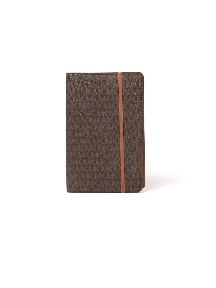 Michael Kors 89.4% Coated Canvas travel wallet in brown