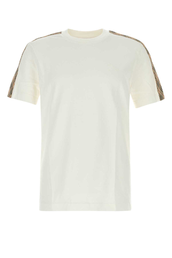 White Cotton T-Shirt Chalk Exterior