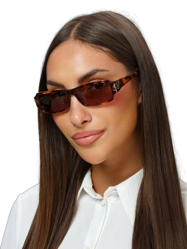 Blumarine SBM906 Cellulose Acetate (frame) sunglasses in brown