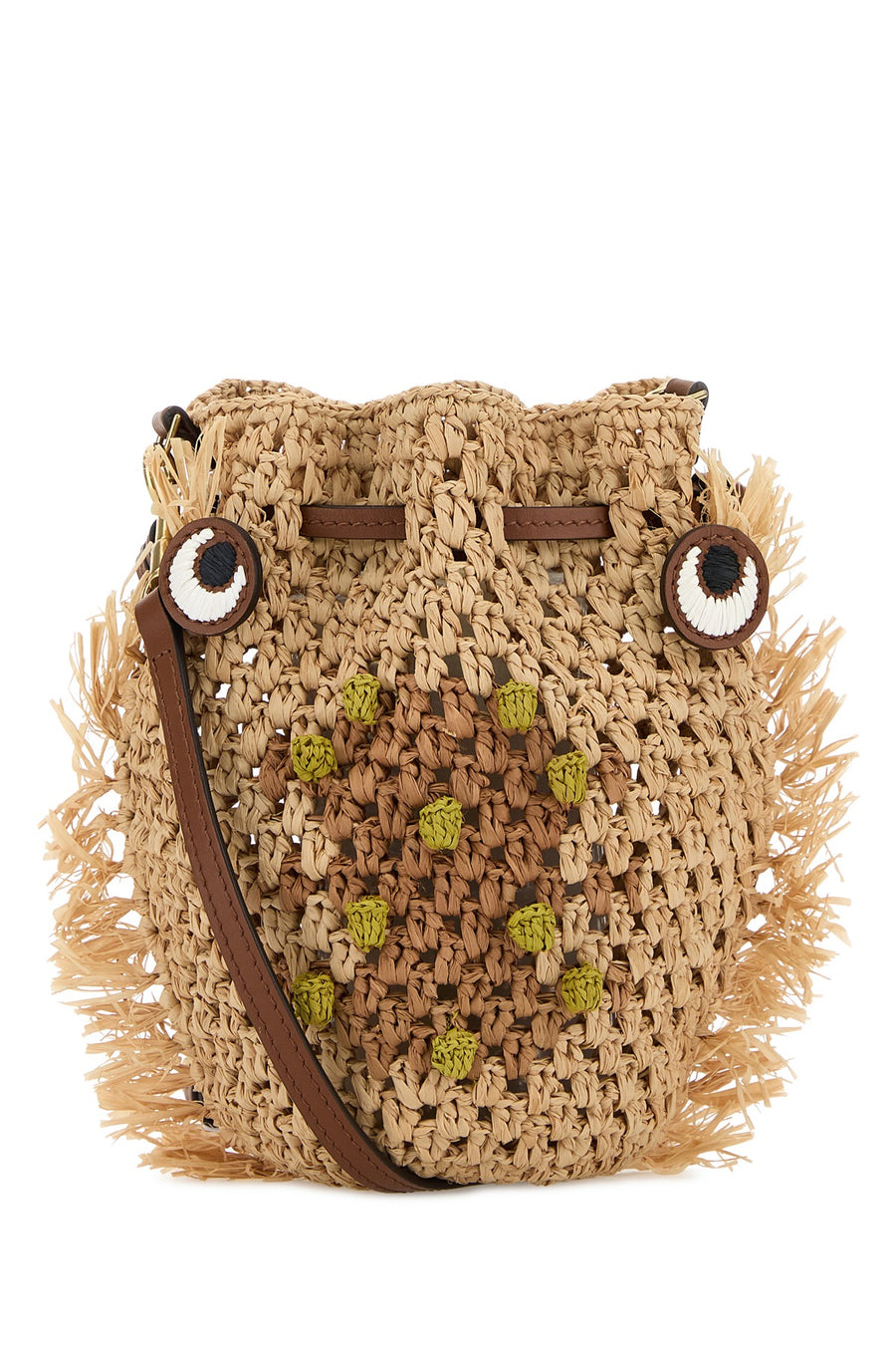 Anya Hindmarch Exterior: 100% Leather crossbody bag in beige