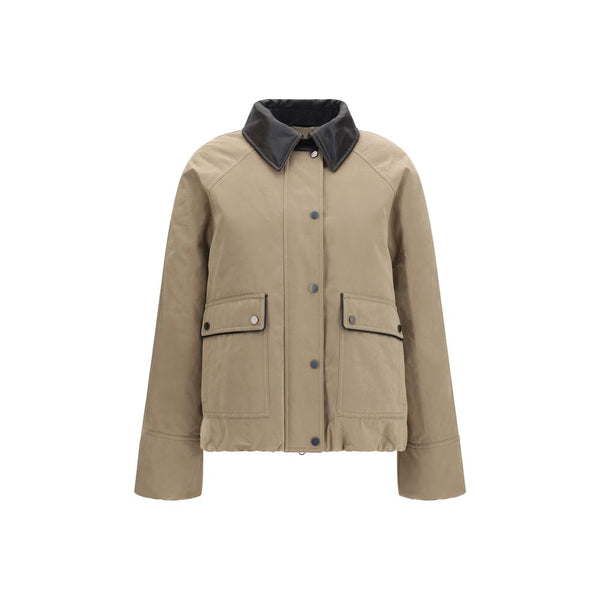 Brunello Cucinelli 45% Cotton jacket in beige