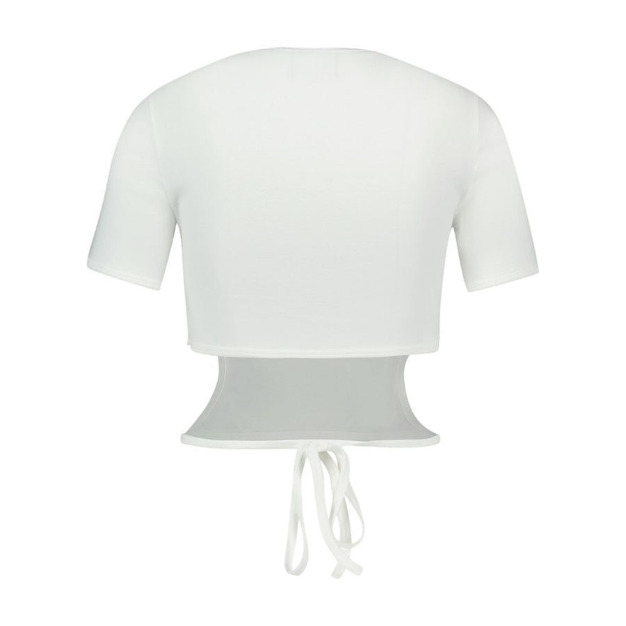 Courreges Cotton t-shirt in white
