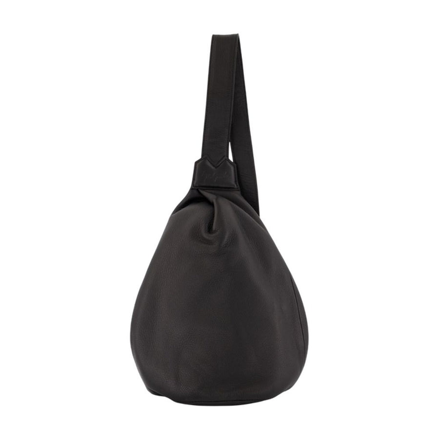 Tuck Sling S Crossbody - Yohji Yamamoto Leather Black Cowhide Bags / Crossbodies