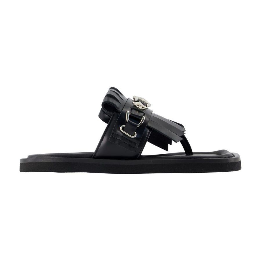 Toga Pulla Calfskin sandal in black