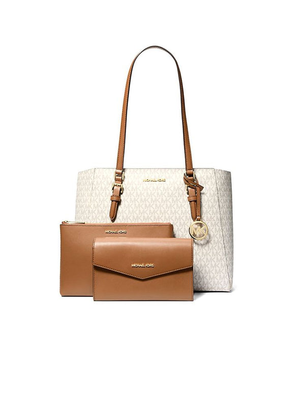 Michael Kors 88.3% Coated Canvas tote bag in beige