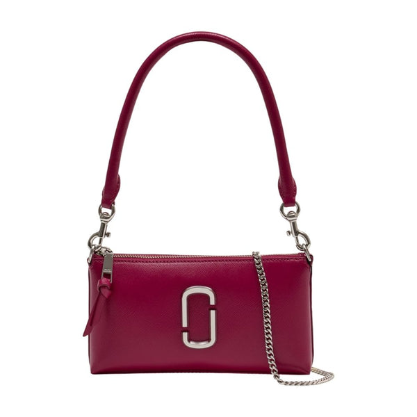 Marc Jacobs Cowhide shoulder bag in burgundy
