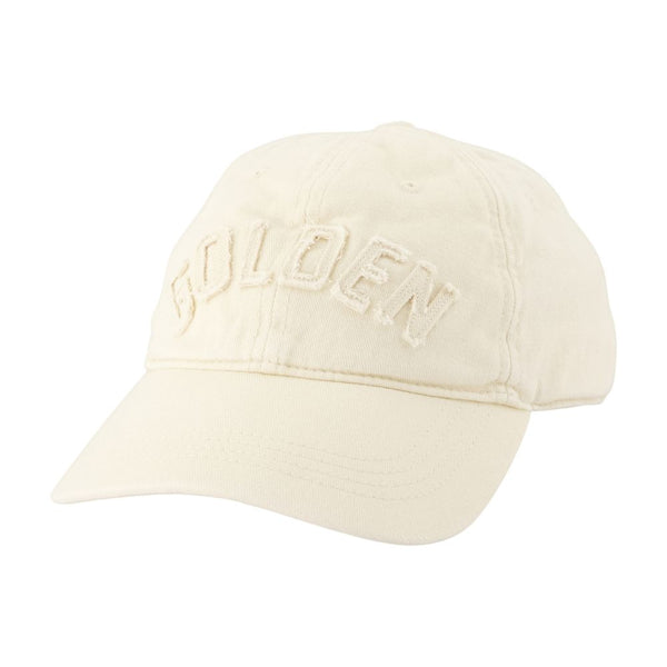Journey Cap - Golden Goose Deluxe Brand Cotton Ivory Accessories / Hats