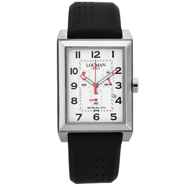 Locman Stainless steel case watch in white