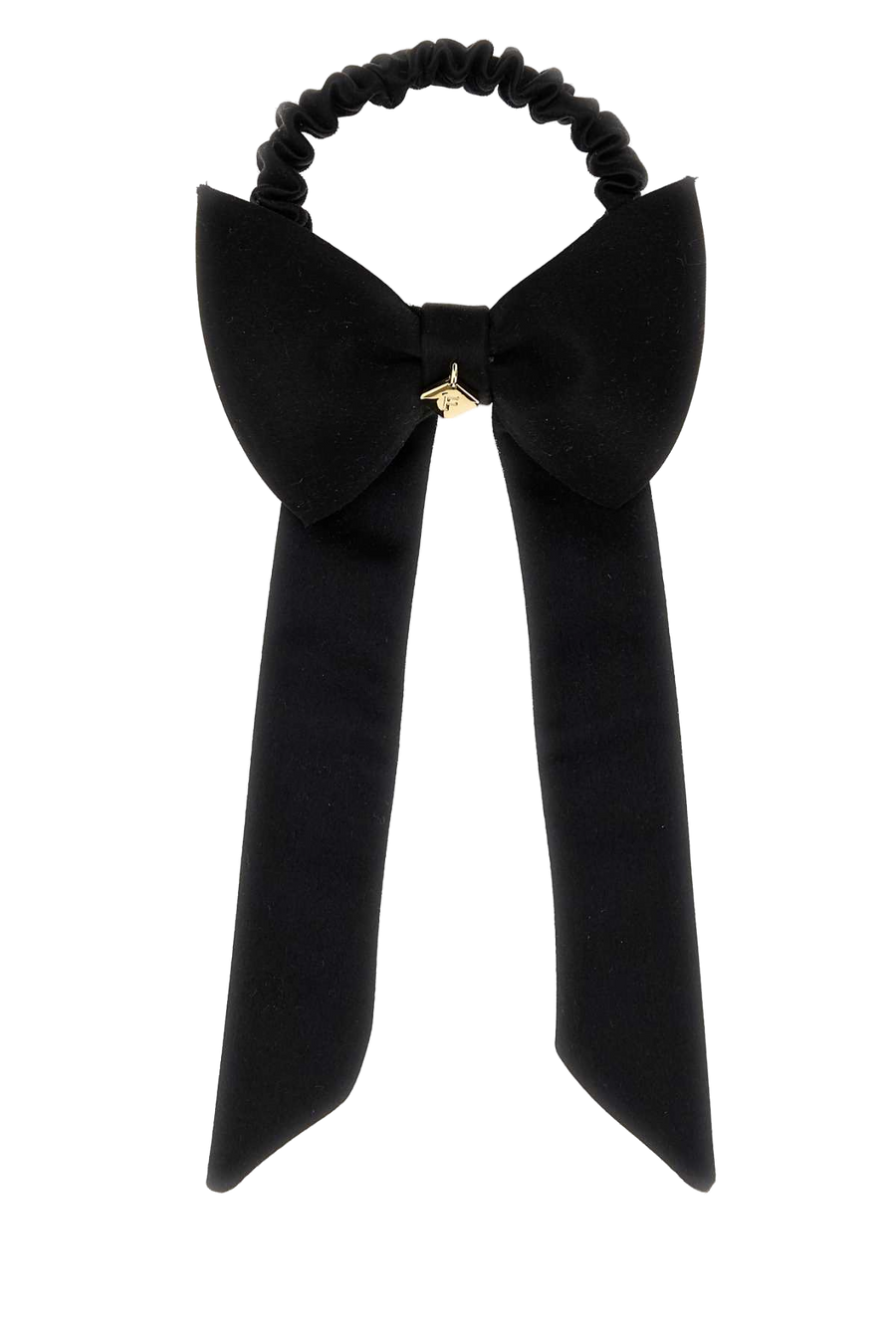 Ferragamo Exterior: 100% Fabric; Finishing: Golden metal bow tie in black