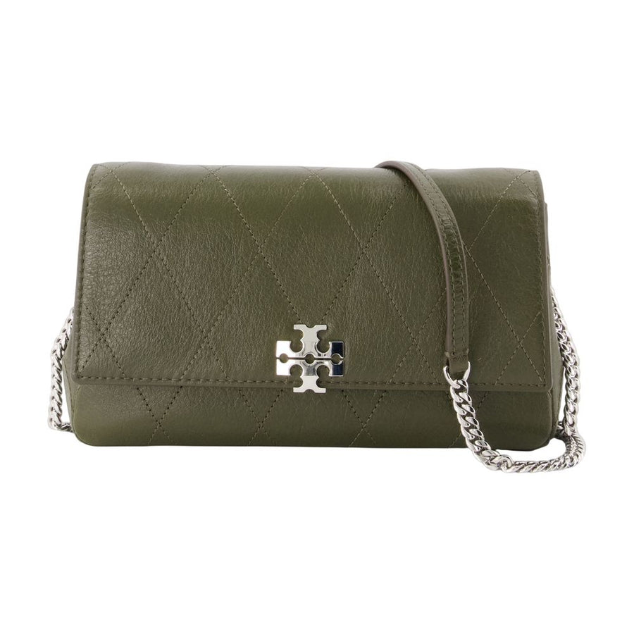 Charlie On-Chain Wallet - Tory Burch Leather Khaki Calfskin Bags / Wallets-on-chain