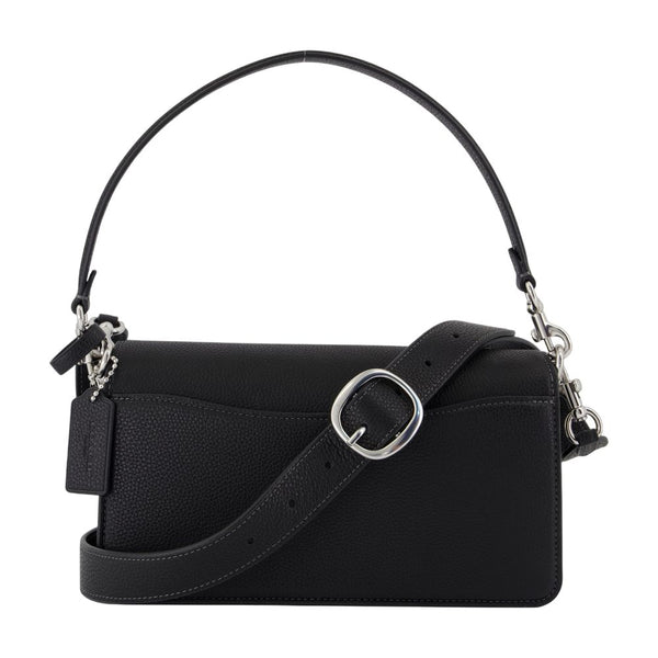 Coach Cowhide shoulder bag in black