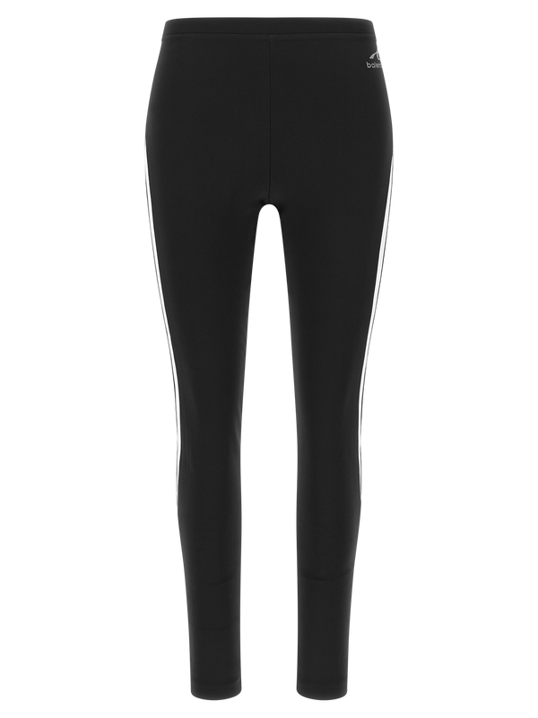 Black Polyamide Leggings Clothing