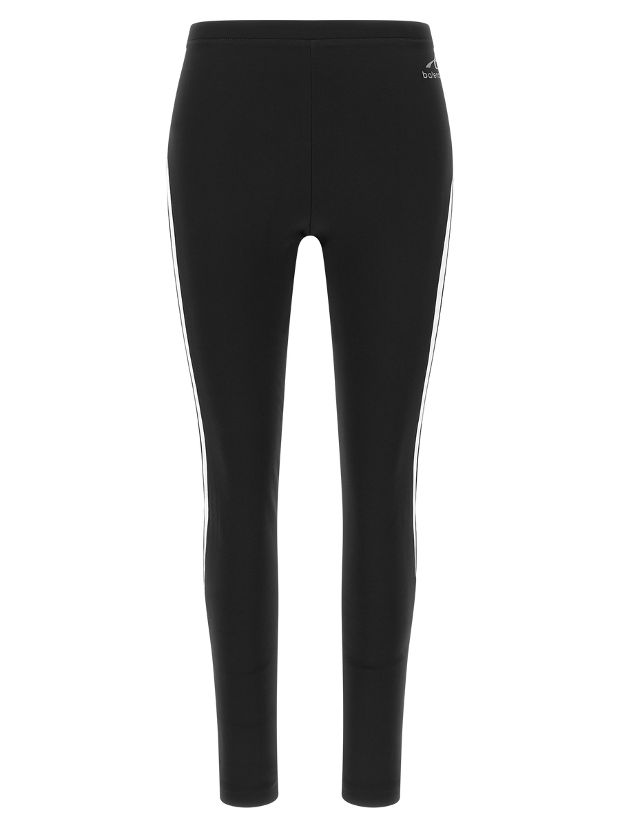 Black Polyamide Leggings Clothing