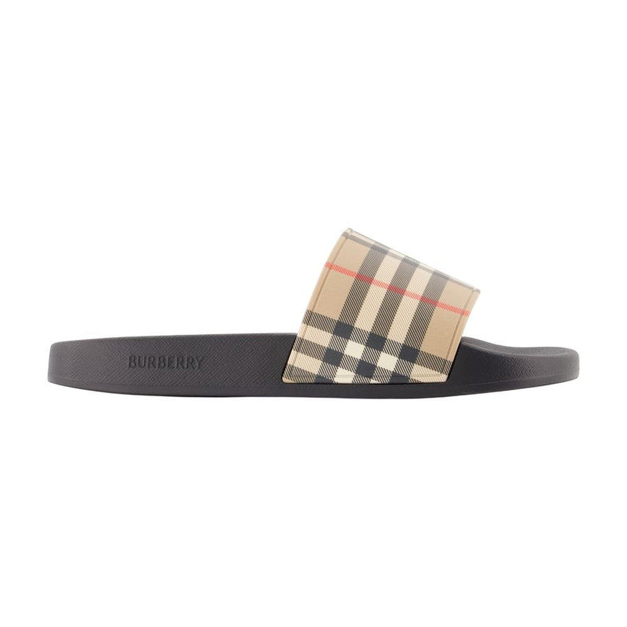 Mf New Furley M Chk Sandals - Burberry Synthetic Multicolor Shoes /