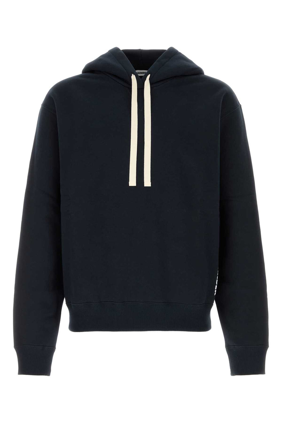 Jil Sander 100% Cotton hoodie in navy