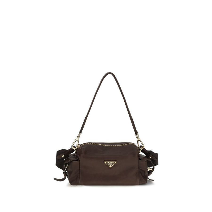 Prada 100% Nappa Leather (Calf Bos Taurus) shoulder bag in brown