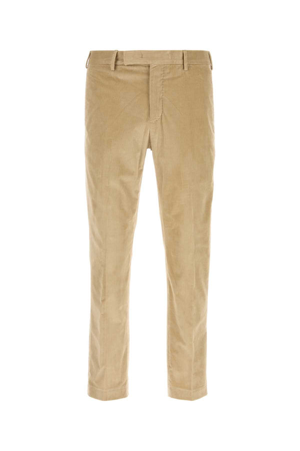 Beige Stretch Corduroy Pant 0030 Exterior: Cotton Elastane Pantaloni