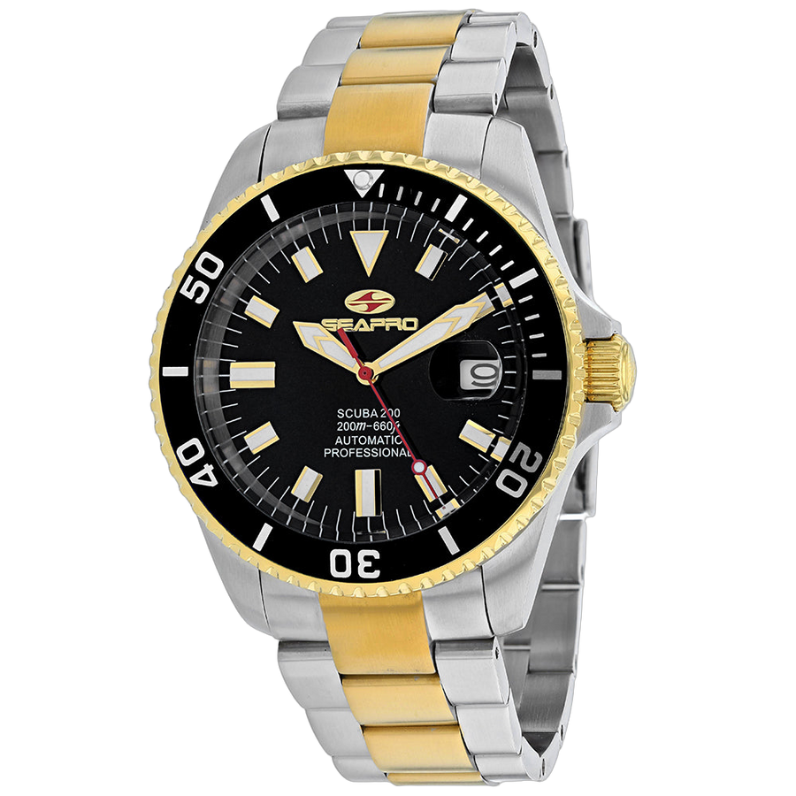 Seapro watch in black