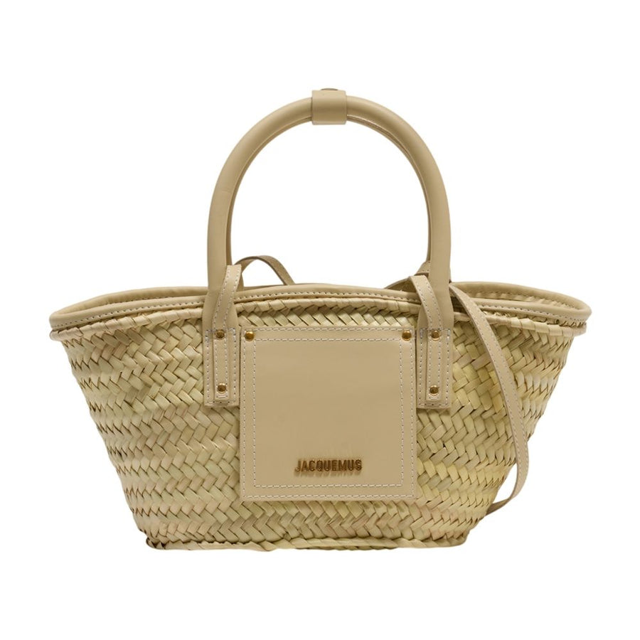 Jacquemus Raffia tote bag in beige