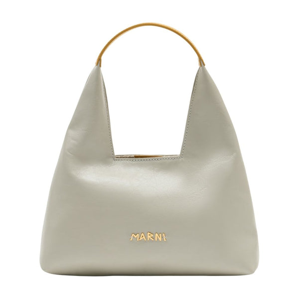 Marni Calfskin shoulder bag in white