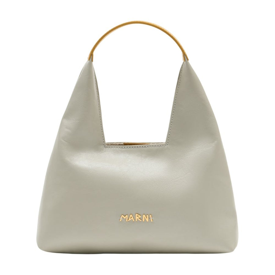 Marni Calfskin shoulder bag in white