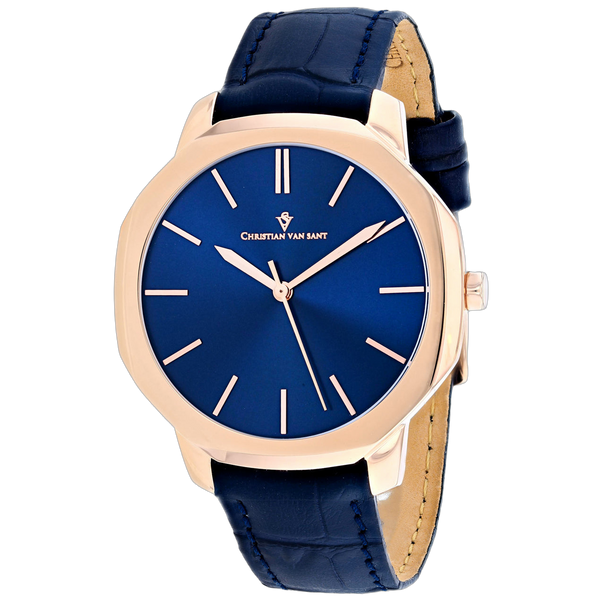 Christian Van Sant Stainless steel case watch in blue