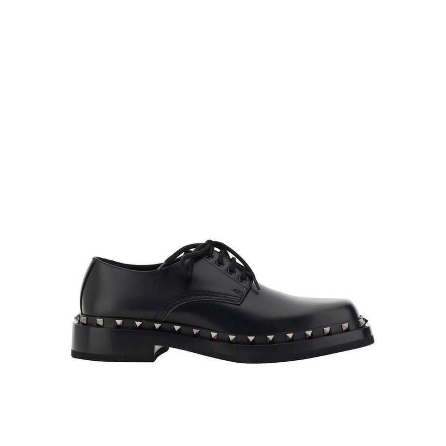 Valentino Garavani 100% calf leather oxford in black