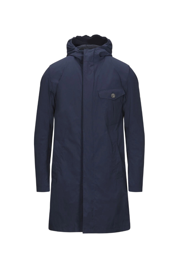 Herno 100% PA (Polyamide) coat in navy