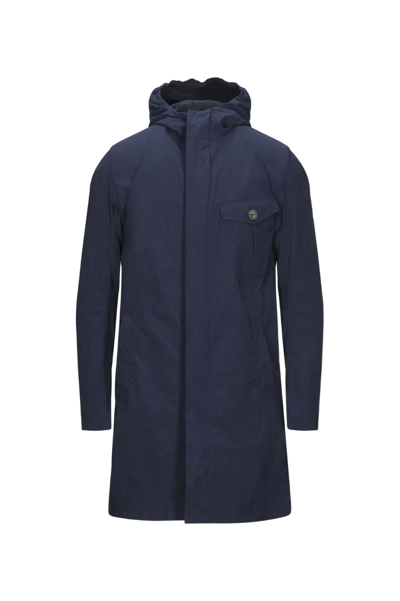 Herno 100% PA (Polyamide) coat in navy