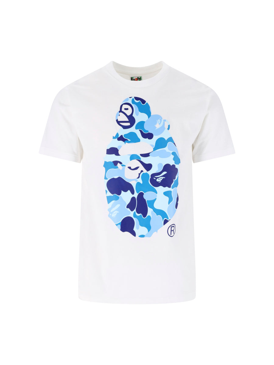 Bape 100% cotton t-shirt in white