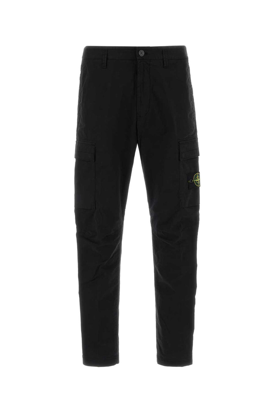 Stone Island 97% Cotton cargo pants in black