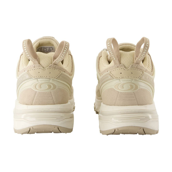 Salomon Calfskin sneaker in beige
