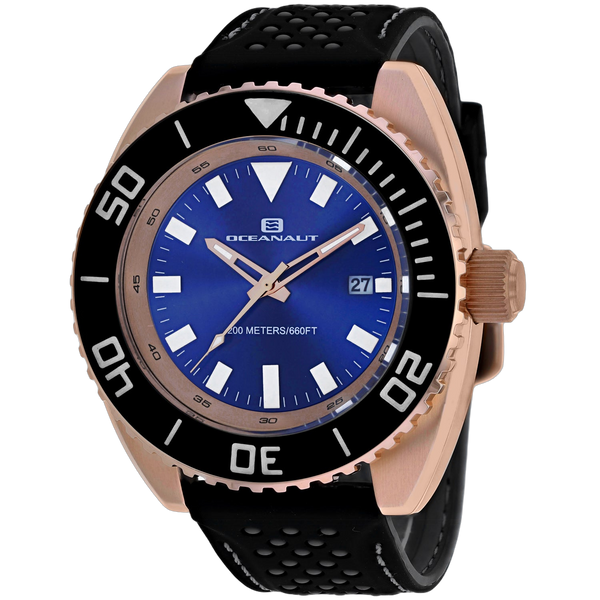 Oceanaut Stainless steel case watch in blue