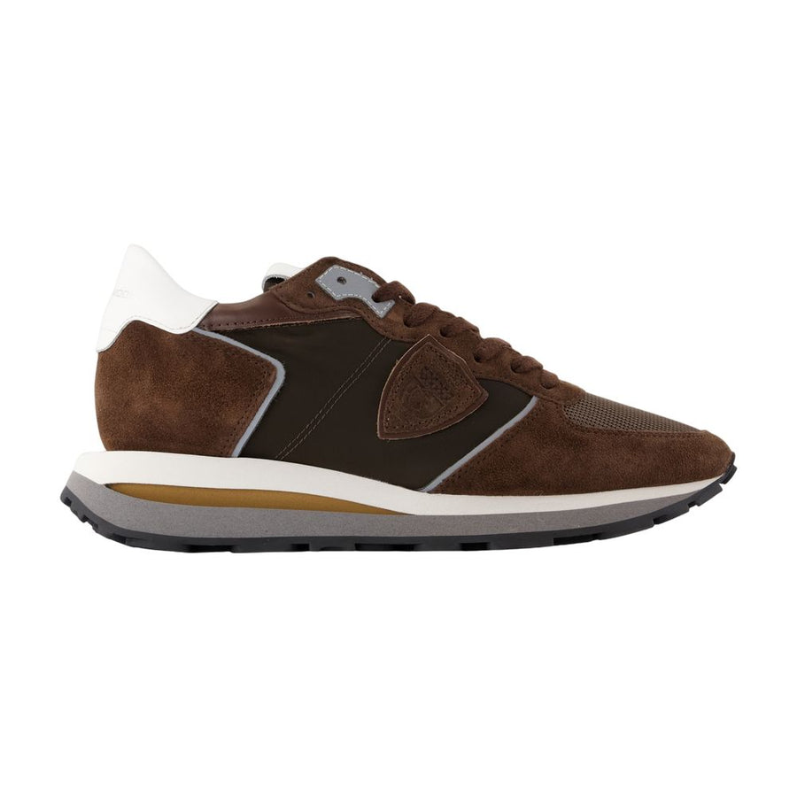 Philippe Model calfskin sneaker in brown