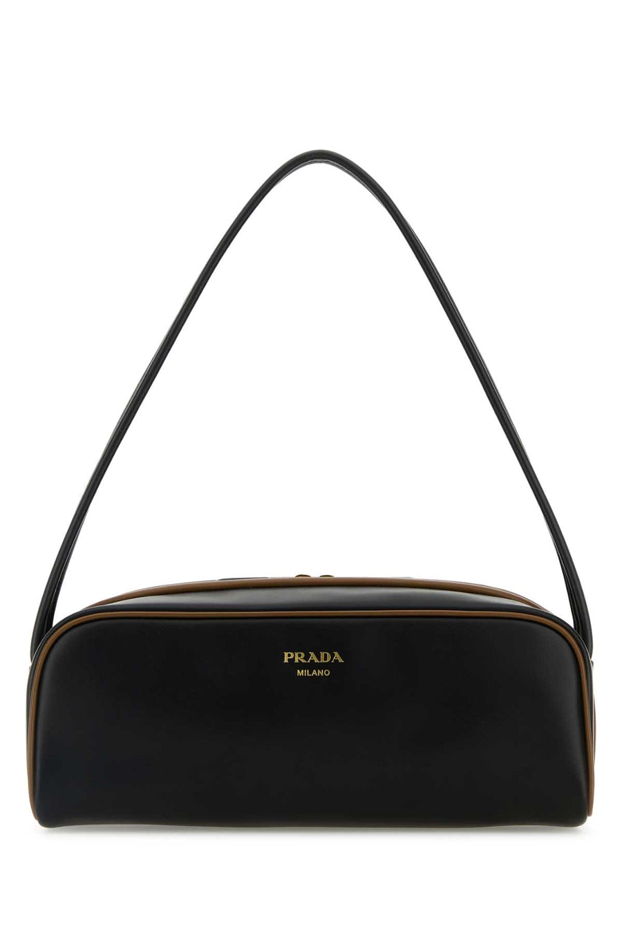Prada 100% Vitello shoulder bag in black