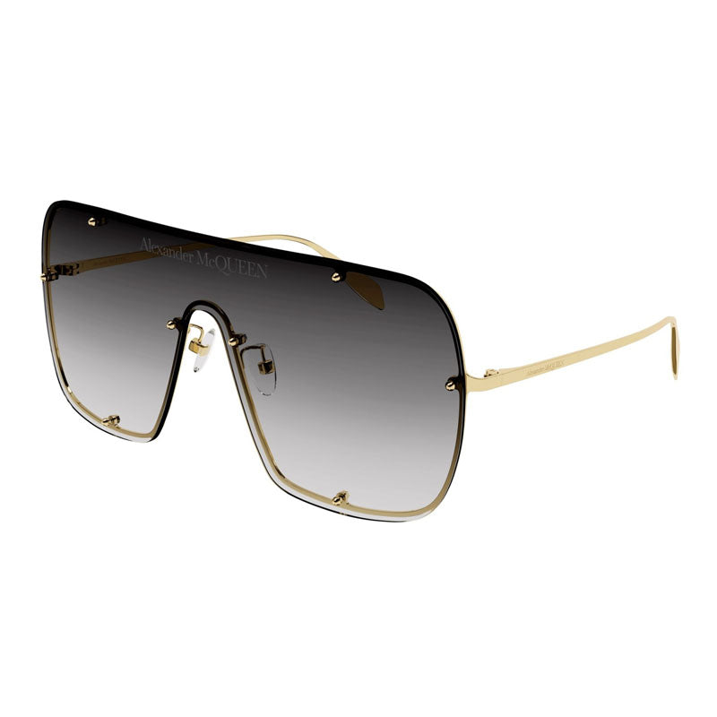 Alexander McQueen sunglasses in gold