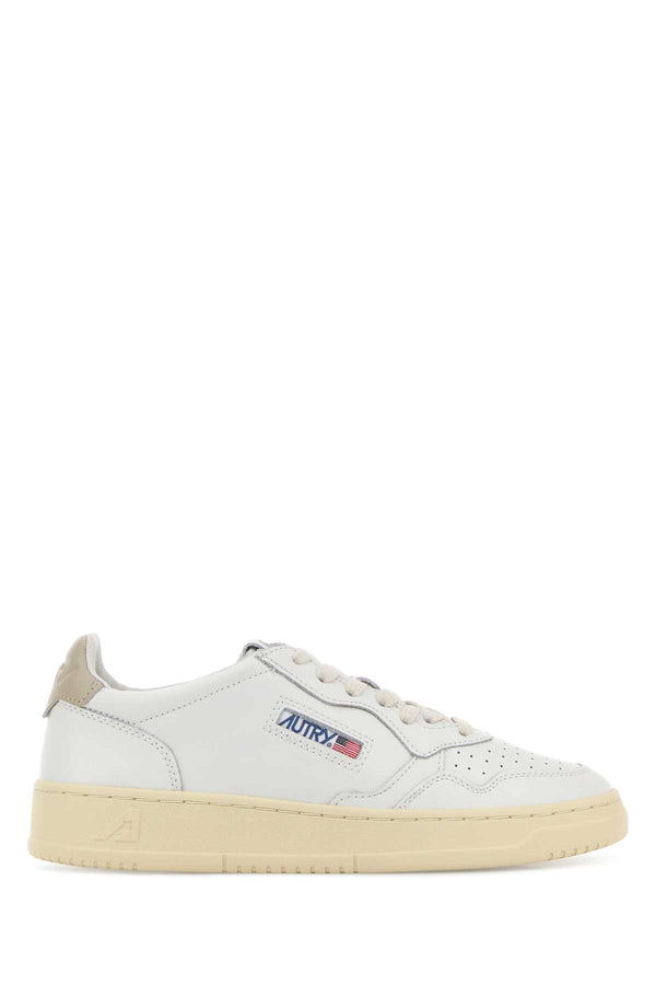 Leatleatwhtfeather Sneaker