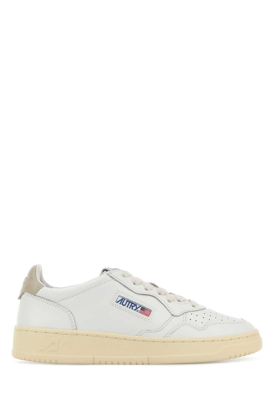 Leatleatwhtfeather Sneaker