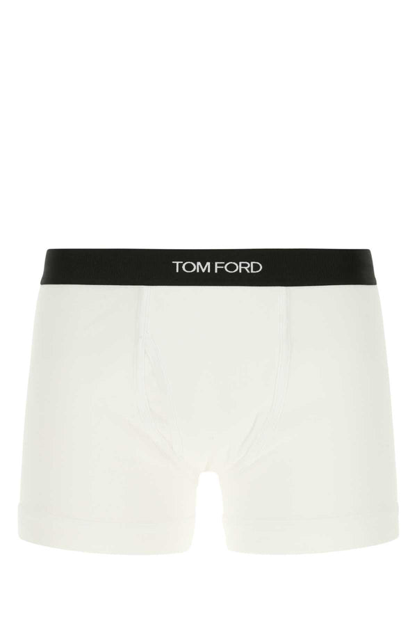 Tom Ford 95% Cotton boxer in white