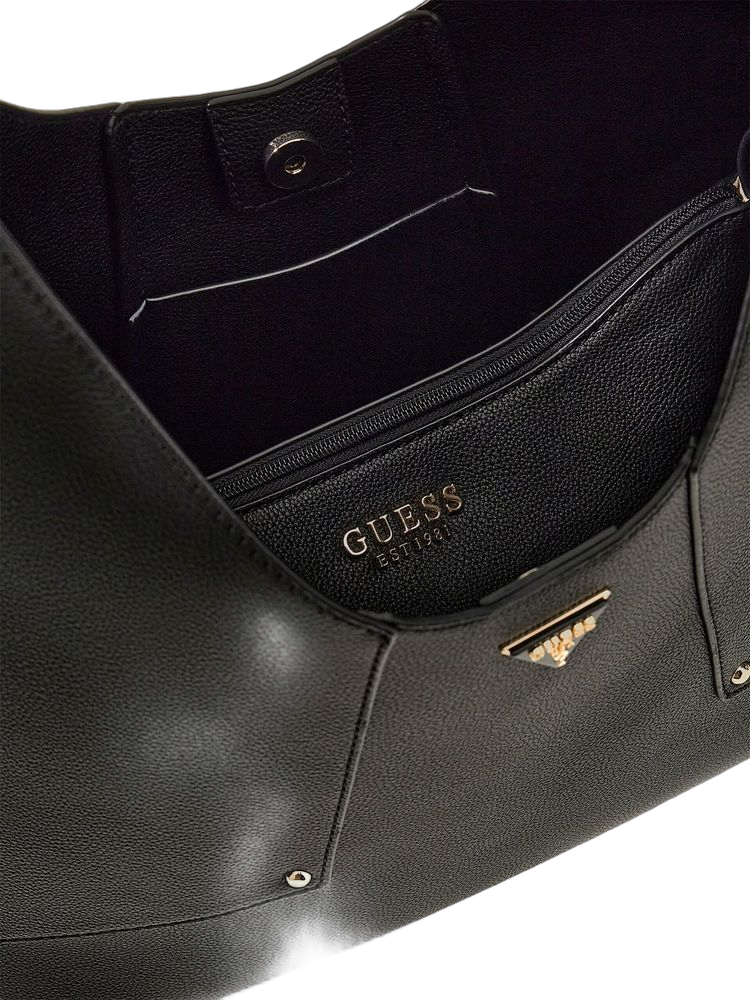 Guess 100% Polyurethane hobo bag in black