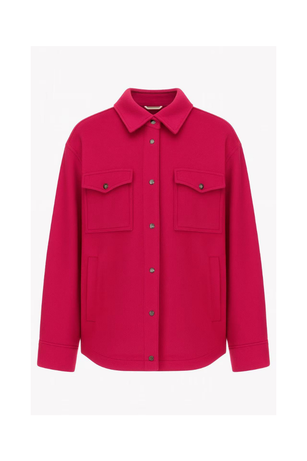 Herno overshirt in pink