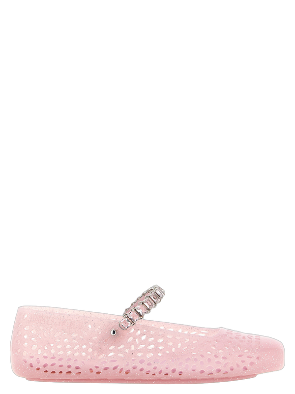 Jimmy Choo TPU ballet flat in pink