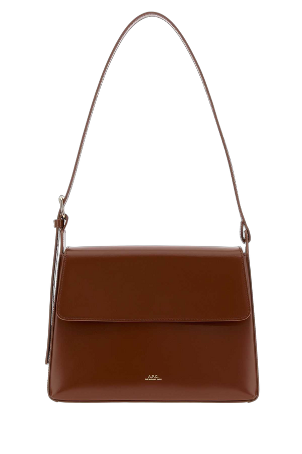 A.P.C. Virginie 100% Vache shoulder bag in brown