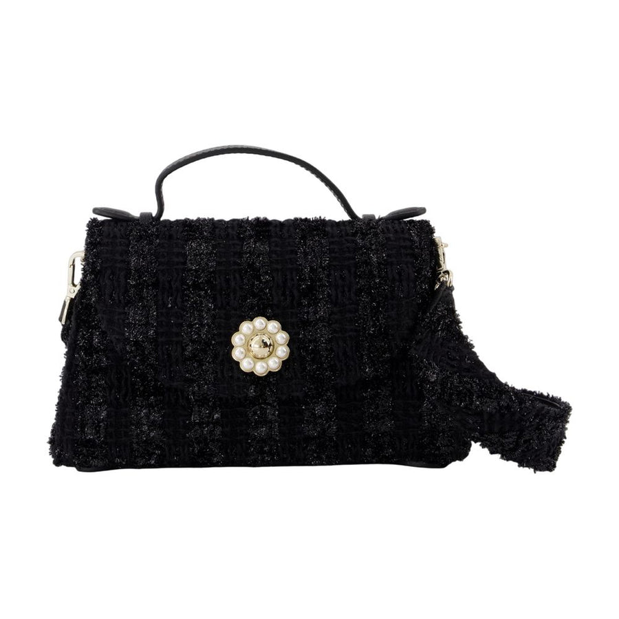 Simone Rocha cotton top handle bag in black