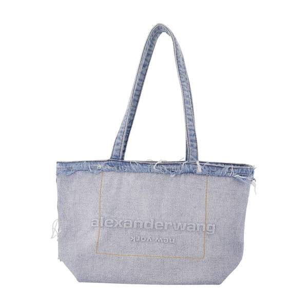 Alexander Wang cotton tote bag in blue