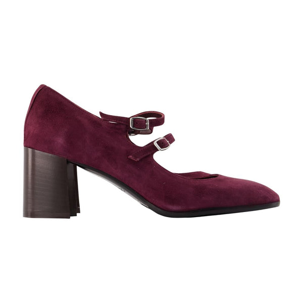 Alice Flex Pumps - Carel Leather Burgundy Shoes /